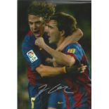 Football Deco 12x8 signed colour photo pictured during his time with Barcelona FC. Anderson Luís