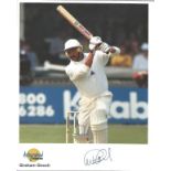 Cricket Graham Gooch Signed Autographed Editions England Cricket 8x10 Photo. Good Condition. All