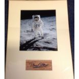 Apollo 11 Buzz Aldrin First Moonlanding Buzz Aldrin signed autograph presentation. High quality