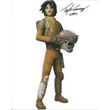 Taylor Gray Star Wars Rebels hand signed 10x8 photo. This beautiful hand-signed photo depicts Taylor