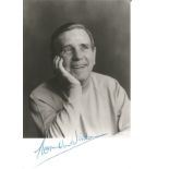 Sir Norman Wisdom signed 6x4 b/w photo. 4 February 1915 - 4 October 2010) was an English actor,