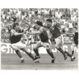 Ray Houghton Signed 1988 Ireland 8 x 10 inch Press Photo. Good Condition. All signed pieces come