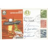 Rare variety multisigned RAF Escaping Society Escape from Denmark cover, very rare number 4 of 18.