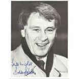 Bobby Robson Signed England 6x8 Photo. Good Condition. All signed pieces come with a Certificate