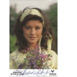 Catherine Zeta Jones signed 6x4 colour photo from Darling Buds of May. Good Condition. All signed