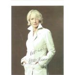 Helen Mirren signed 8x6 colour photo. Good Condition. All signed pieces come with a Certificate of