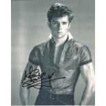 Maxwell Caulfield signed 10x8 b/w photo. Good Condition. All signed pieces come with a Certificate