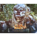Star Wars. 8 x 10 inch photo from Star Wars Return of the Jedi signed by Michael Henbury who was