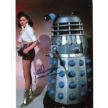 Doctor Who. 8 x 10 inch photo from Doctor Who signed by actress Jill Curzon. Good Condition. All