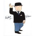 Mr Benn. 8 x 10 inch photo from the childrens TV series 'Mr Benn' signed by actor Ray Brooks who