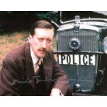 Poirot. 8 x 10 inch photo from Poirot signed by actor Philip Jackson. Good Condition. All signed