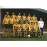 Autographed 12 x 8 photo, STUART PEARSON, a superb image depicting Hull City's squad of players