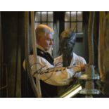 Derek Jacobi. 8 x 10 inch photo from Doctor Who signed by actor Sir Derek Jacobi. Good Condition.