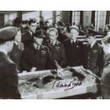 The Dambusters. 8 x 10 inch photo from the British war movie The Dambusters signed by the late
