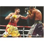 Amir Khan Signed Boxing Promo Photo. Good Condition. All signed pieces come with a Certificate of