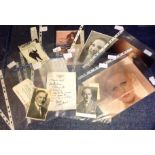 Assorted TV/Film collection. 12 items. Assorted photos, letters and signature pieces. Includes