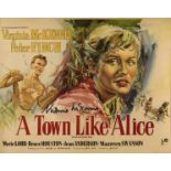 Virginia Mckenna. 8 x 10 inch photo from the film A Town Like Alice signed by actress Virginia
