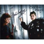 Doctor Who. 8 x 10 inch photo from Doctor Who signed by Bonnie Langford and Sophie Aldred. Good