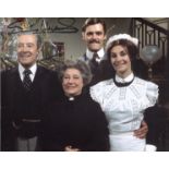Upstairs Downstairs. 8 x 10 inch photo from the original TV series of Upstairs Downstairs signed