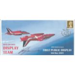 Ray Hanna Red Arrow pilot signed 2005 40th ann Public Display Flypast cover, only 25 issued. Good