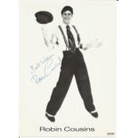 Robin Cousins Signed Skating 8x6 Promo Photo. Good Condition. All signed pieces come with a