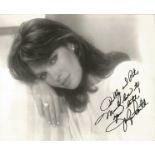 Jaclyn Smith signed 10x8 b/w photo. Dedicated. Good Condition. All signed pieces come with a