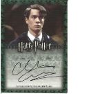 Christian Coulson as Tom Riddle signed Harry Potter autographed Artbox trading card. Each card has