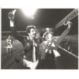 Gerry Armstrong Signed 1982 Northern Ireland 8 x 10 inch Press Photo. Good Condition. All signed