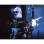 Hellraiser. 8 x 10 inch photo from the horror movie Hellraiser signed by Butterball Cenobite,
