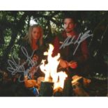 Hannah Spearritt Andrew Lee Potts Primeval hand signed 10x8 photo. This beautiful hand-signed