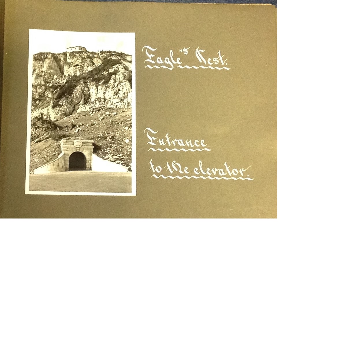 Eagles Nest Berchtesgaden and Top Brass WW2 original vintage photo album. Bound album containing - Image 11 of 13