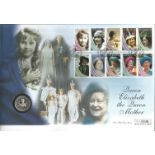 £1 Silver 1999 Queen Mother Proof Coin set in Guernsey Queen Mother 99th Birthday coin FDC PNC. Good