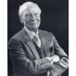 Sir John Gielgud. 15x12cm photograph signed by the late actor Sir John Gielgud (1904-2000), who is