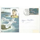 Jean Batten signed on his own Historic Aviators cover. Good Condition. All signed pieces come with a