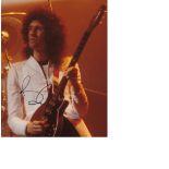 Brian May Queen Signed 8 x 10 inch Photo. Good Condition. All signed pieces come with a