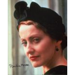 Poirot. 8 x 10 inch photo from the TV series 'Poirot' signed by actress Pauline Moran. Good