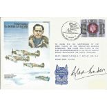 Sir Douglas Bader DSO DFC signed on his own Historic Aviators cover. Group Captain Sir Douglas