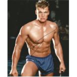 Dolph Lundgren signed 10x8 colour photo. Good Condition. All signed pieces come with a Certificate