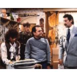 Only Fools & Horses. 8 x 10 inch Only Fools and Horses comedy photo signed by John Challis and Sue