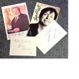 Vicar of Dibley signed collection. 4 items consisting of 2 6x4 colour photos and 2 signature pieces.