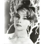 Leslie Caron signed 10x8 b/w photo. Good Condition. All signed pieces come with a Certificate of