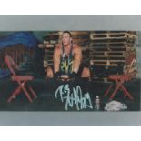 Rob Van Damme Signed Wwe Wrestling 8 x 10 inch Photo. Good Condition. All signed pieces come with