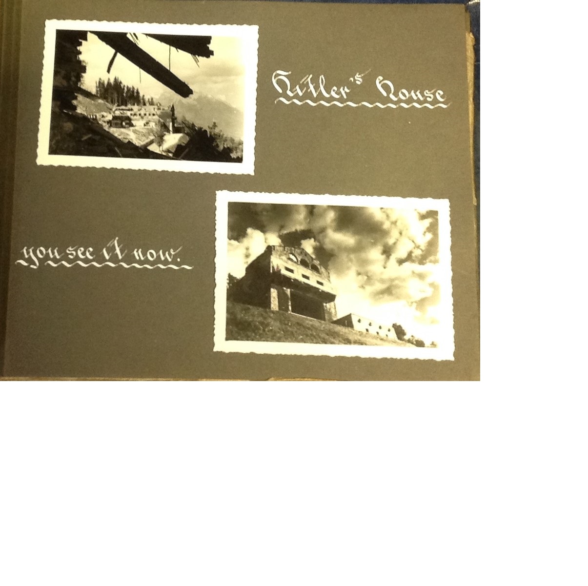 Eagles Nest Berchtesgaden and Top Brass WW2 original vintage photo album. Bound album containing - Image 8 of 13