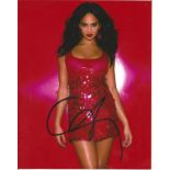 Music Alesha Dixon 10x8 signed colour photo. Good Condition. All signed pieces come with a