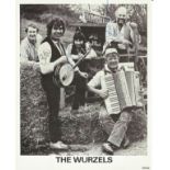 The Wurzels signed 10x8 b/w photo. Good Condition. All signed pieces come with a Certificate of