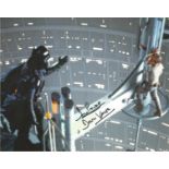 Dave Prowse Darth Vader Star Wars hand signed 10x8 photo. This beautiful hand-signed photo depicts