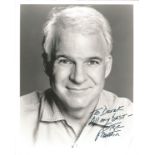 Steve Martin Comedy Actor Signed 8 x 10 inch Photo. Good Condition. All signed pieces come with a