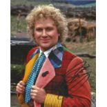 Colin Baker Dr. Who hand signed 10x8 photo. This beautiful hand signed photo depicts Colin Baker