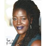 Sharon D Clarke Actress Signed 8 x 10 inch Photo. Good Condition. All signed pieces come with a