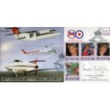 James Callaghan. JSCC 80th anniversary of the RAF with RAF VIP Flight commemorative postmark on full
